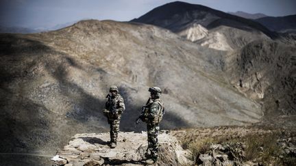 Jusqu'à 4 000 soldats français ont été postés en Afghanistan au plus fort de l'engagement militaire de l'Otan. Les dernières troupes françaises sont parties en 2014. (JEFF PACHOUD / AFP)