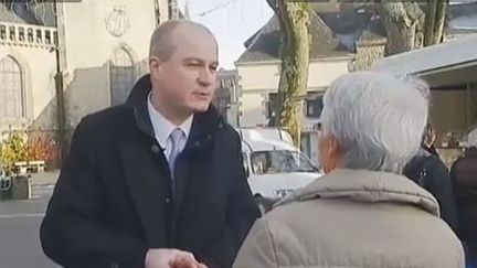 Philippe Leray, d&eacute;put&eacute; divers droite apparent&eacute; UMP, &agrave; Auray (Morbihan),&nbsp;vendredi 30 novembre 2012. (FRANCETV INFO  / FRANCE 2)