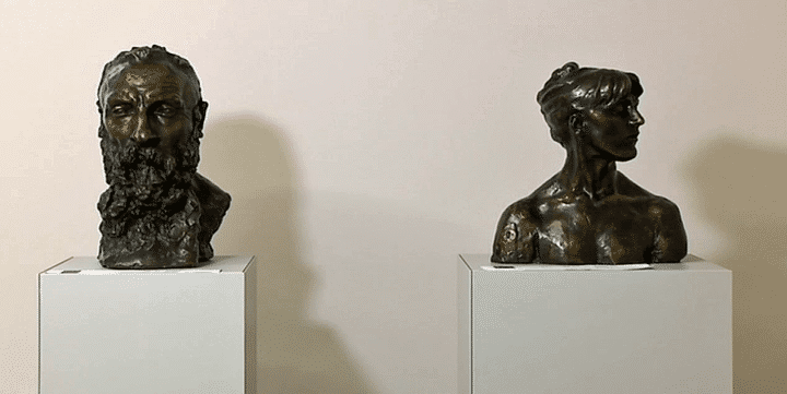 Buste d'Auguste Rodin et de Camille Claudel 
 (France 3 / Culturebox)