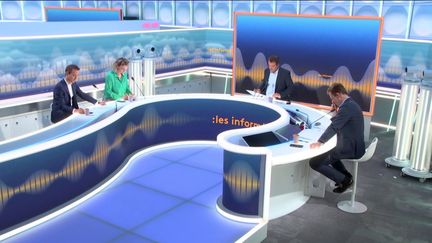 Le plateau des informés du matin, vendredi 20 mai 2022. (CAPTURE ECRAN / FRANCEINFO)