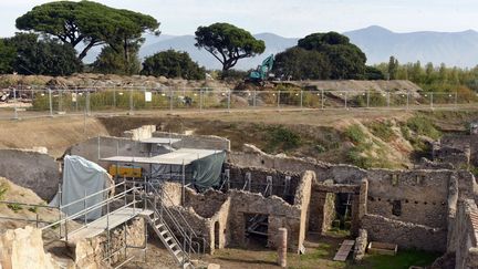 Les dernières fouilles à Pompéi. Une inscription sur une villa laisse penser que l'éruption qui a enseveli la ville romaine date d'octobre 79 et non d'août 79
 (Gennaro Giorgio / AFG / SIPA)