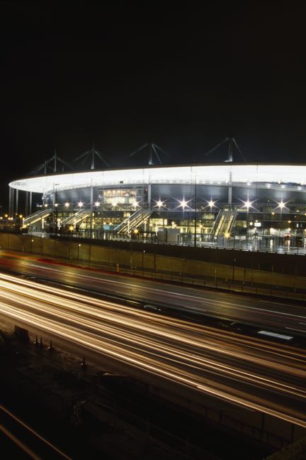 Le Stade de France photographié en 1998. (JEAN-YVES RUSZNIEWSKI / CORBIS SPORT / GETTY IMAGES)