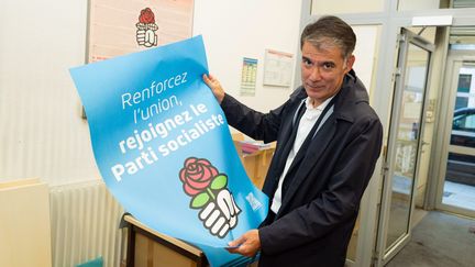 Olivier Faure, Premier secrétaire du PS, le 18 septembre 2022 à Rennes (Ille-et-Vilaine) (MATHIEU PATTIER / OUEST FRANCE / MAXPPP)