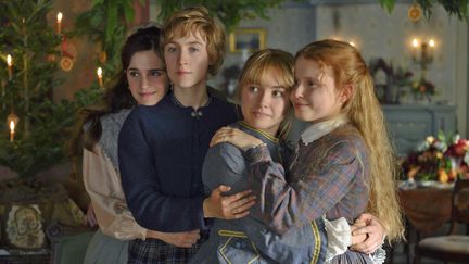 Emma Watson,&nbsp;Saoirse Ronan, Florence Pugh et Eliza Scanlen dans "Les Filles du docteur March" de&nbsp;Greta Gerwig. (WILSON WEBB /  Sony Pictures Releasing France)