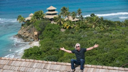 &nbsp; (Richard Branson sur son île aux Caraïbes © Virgin)