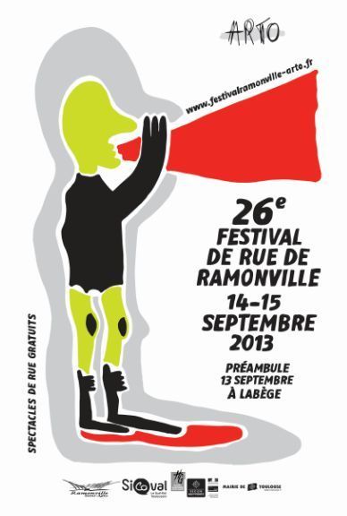 Affiche 26e Festival de Rue de Ramonville
 (France 3 Culturebox)