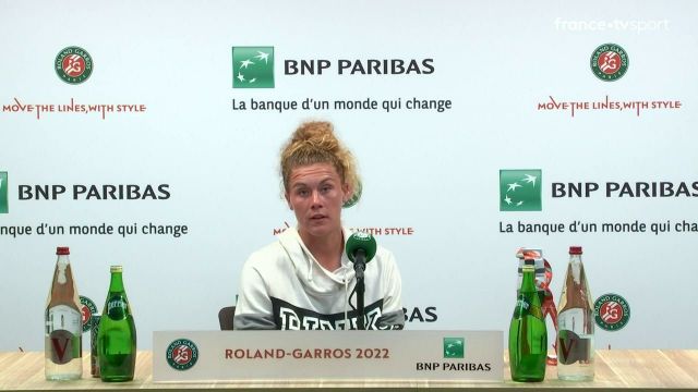 Léolia Jeanjean looks back on her first Grand Slam victory in the first round of Roland-Garros.  The 26-year-old Frenchwoman is delighted to have passed this milestone, but does not intend to stop there.