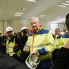 Bruno Le Maire visite la centrale nucléaire de Gravelines (Nord), le 15 janvier 2024. (MAGALI COHEN / HANS LUCAS / AFP)