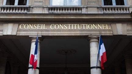 Le Conseil Constitutionnel à Paris, le 1er aout 2021. (GEORGES GONON-GUILLERMAS / HANS LUCAS)