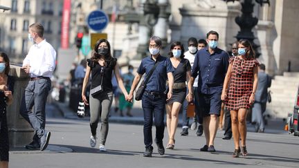 Place de l'Opéra, à Paris, le 16 septembre 2020.&nbsp; (MAXPPP)