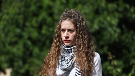 Ahed Tamimi, militante de la cause palestinienne, le 17 mai 2021 à Ramallah en Cisjordanie. (ISSAM RIMAWI / ANADOLU AGENCY)