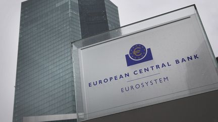 La Banque centrale européenne à Francfort (Allemagne). (DANIEL ROLAND / AFP)