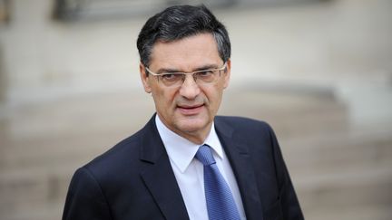 Patrick Devedjian, alors ministre charg&eacute; du Plan de relance, le 8 septembre 2010 &agrave; l'Elys&eacute;e, &agrave; Paris. (LIONEL BONAVENTURE / AFP)