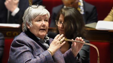 Jacqueline Gourault, le 14 février 2018 à l'Assemblée nationale.&nbsp; (BERTRAND GUAY / AFP)