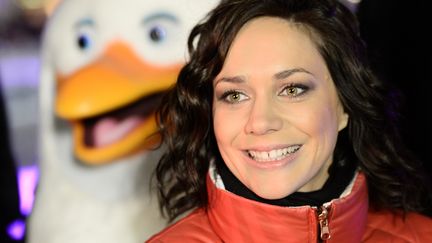 Nathalie Péchalat lors de l'avant-première d'un film, le 16 décembre 2014 à Paris. (STEPHANE DE SAKUTIN / AFP)