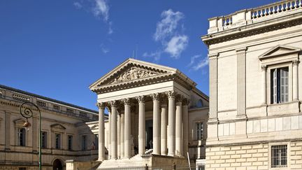 Le&nbsp;palais de Justice de Montpellier (Hérault), le 24 avril 2017. (PHILIPPE ROY / AFP)