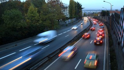 La route nationale 118 près de Meudon (Hauts-de-Seine), le 29 octobre 2015. (MAXPPP)