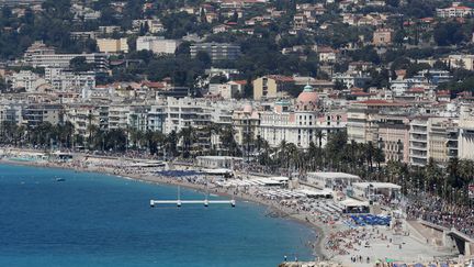 Une vue de la Promenade des Anglais à Nice le 17 juillet 2016. (VALERY HACHE / AFP)