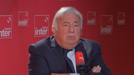 Gérard Larcher, président du Sénat Les Républicains, invité de France Inter, le 25 septembre 2024. (FRANCE INTER / RADIO FRANCE)