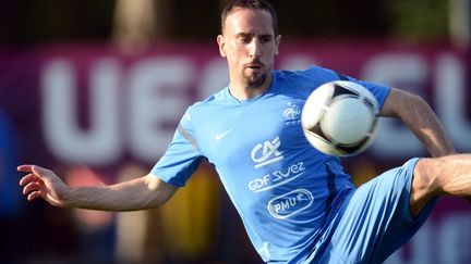 Franck Rib&eacute;ry &agrave; Kircha le 9 juin 2012. (FRANCK FIFE / AFP)