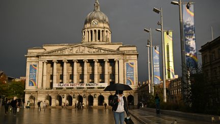 L'hôtel de ville de Nottingham (Royaume-Uni) le 9 octobre 2020. Photo d'illustration (OLI SCARFF / AFP)