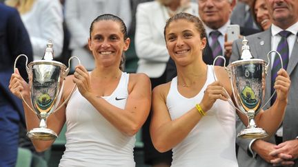 Sara Errani et Roberta  Vinci (GLYN KIRK / AFP)