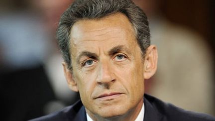 Le président Nicolas Sarkozy, le 12 mai à Arras. (AFP/ERIC FEFERBERG)