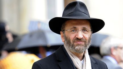 Le grand rabbin de France, Gilles Bernheim, &agrave; Paris, le 16 d&eacute;cembre 2011. (BERTRAND GUAY / AFP)