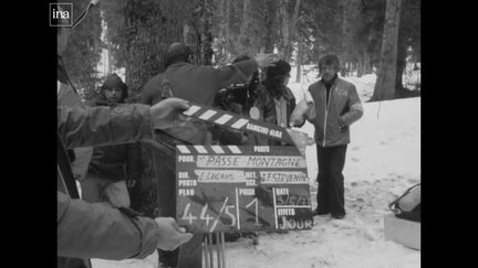 Sur le tournage de "Passe montagne" dans le Jura en 1977 (archives, France 3 Franche-Comté)