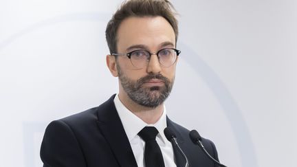 Loïc Signor, porte-parole de Renaissance, le 30 septembre 2022. (VINCENT ISORE / MAXPPP)