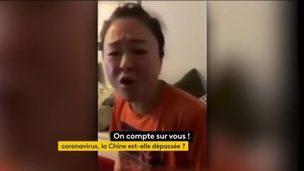 Une Chinoise en colère contre les dirigeants du pays (FRANCEINFO)