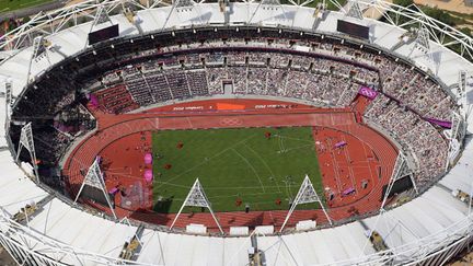 Vue aérienne du stade olympique de Londres