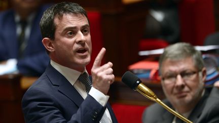 Manuel Valls &agrave; l'Assembl&eacute;e nationale, le 26 novembre 2013. (ERIC FEFERBERG / AFP)