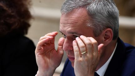 François de Rugy, le 11 juillet 2019 à Niort (Deux-Sèvres). (GEORGES GOBET / AFP)