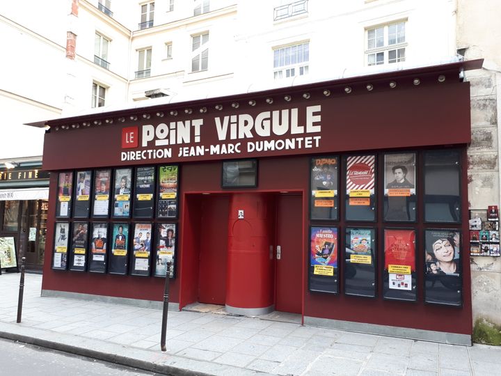 La célèbre salle Le Point virgule à Paris, propriété du producteur Jean-Marc Dumontet. (ANNE BRUNEL / RADIO FRANCE)