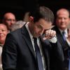 Benoît Hamon, lors de son meeting d'investiture à Paris, le 5 février 2017. (CHRISTIAN HARTMANN / REUTERS)