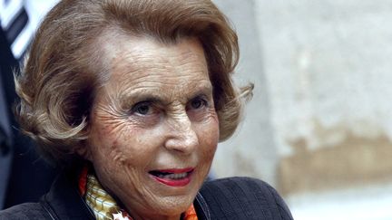 Liliane Bettencourt &agrave; l'Institut de France, le 12 octobre 2011 &agrave; Paris. (FRAN&Ccedil;OIS GUILLOT / AFP)