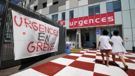 Les urgences de l'hôpital Pasteur 2 à Nice, le 29 juillet 2019 (MAXPPP)