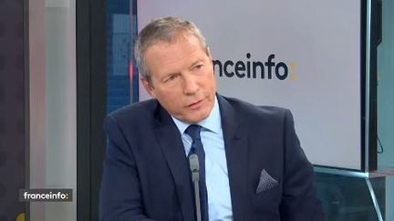 Le député LREM Jean-Michel Fauvergue était l'invité du "18h50 franceinfo" le mercredi 2 septembre (capture écran).
 (FRANCEINFO / RADIOFRANCE)