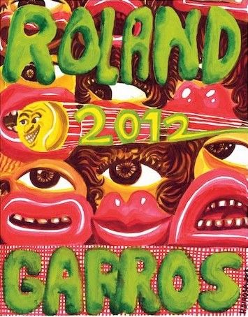 L'affiche 2012 de Roland-Garros (DR )