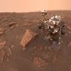 Le robot Curiosity creuse la surface de Mars pour en étudier la composition,&nbsp;le 20 juin 2018. (NASA/JPL-CALTECH/MSSS)