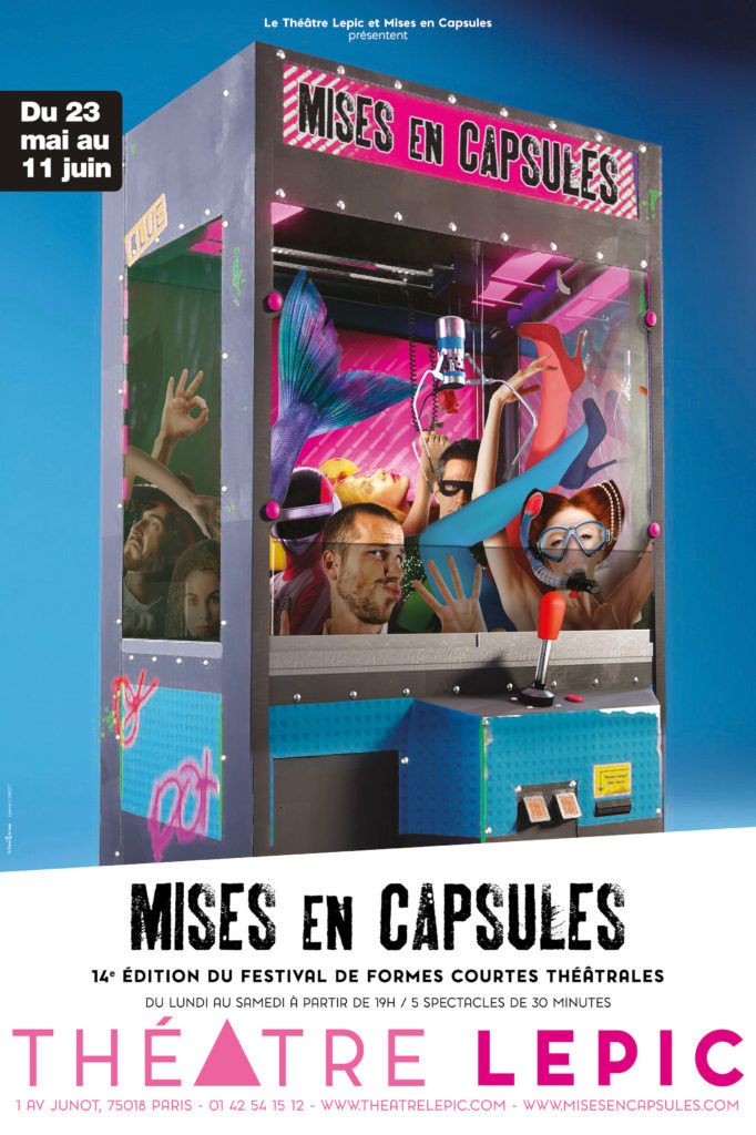 Affiche du festival des Mises en Capsules, au théâtre Lepic, à Paris.&nbsp; (MISES EN CAPSULES)