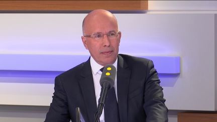 Eric Ciotti, invité de franceinfo mercredi 27 mars.&nbsp; (FRANCEINFO / RADIOFRANCE)