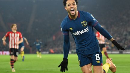 Felipe Anderson a signé un doublé pour West Ham face à Southampton (GLYN KIRK / AFP)