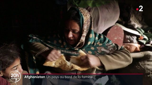 Afghanistan: ein Pay-au-Board zum Thema Hunger