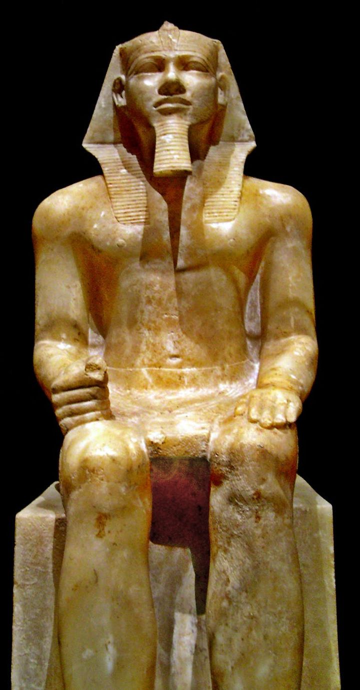 Statue de Khéphren, musée du Caire.&nbsp; (José-Manuel Benito Álvarez/Wikipedia, CC BY-SA)