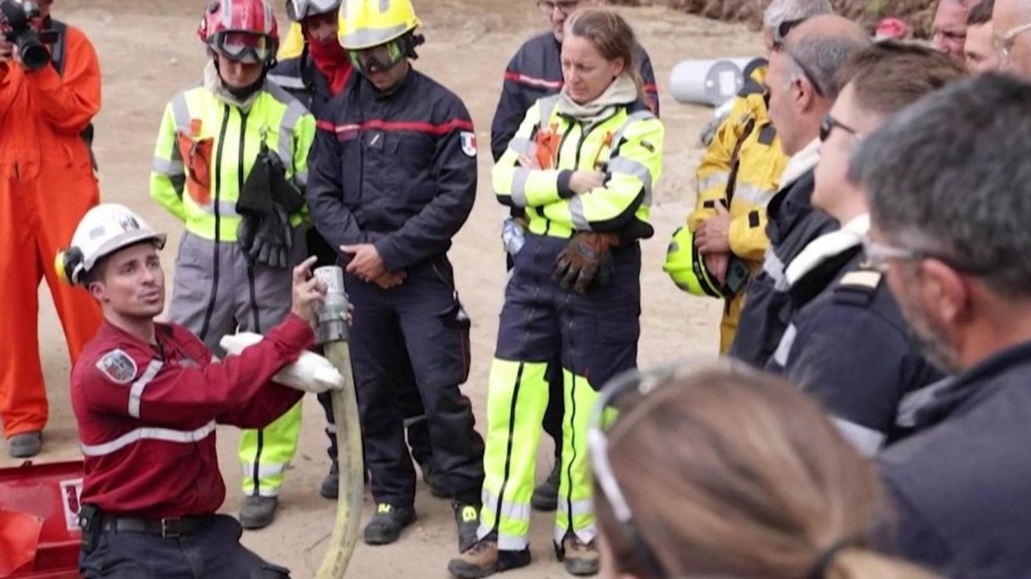 French firefighters as reinforcements