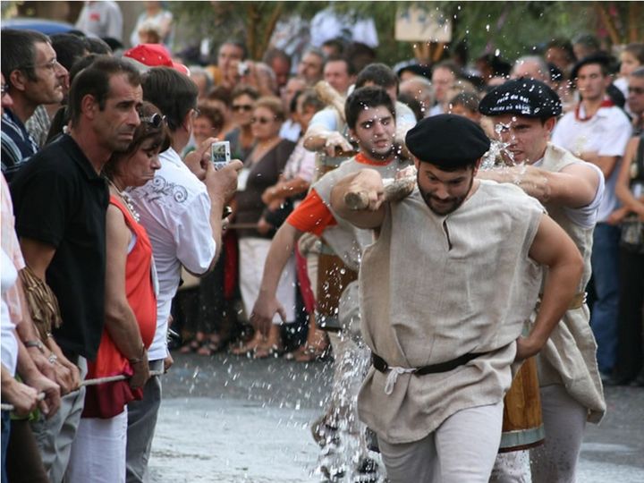 &nbsp; (Course de sameaux à Salies-de-Béarn © Bernard Moorlas)