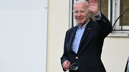 American President Joe Biden in the United States Virgin Islands, December 30, 2023. (MANDEL NGAN / AFP)