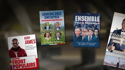 Législatives 2024 : les affiches de campagne détonantes sont-elles authentiques ? (France 2)